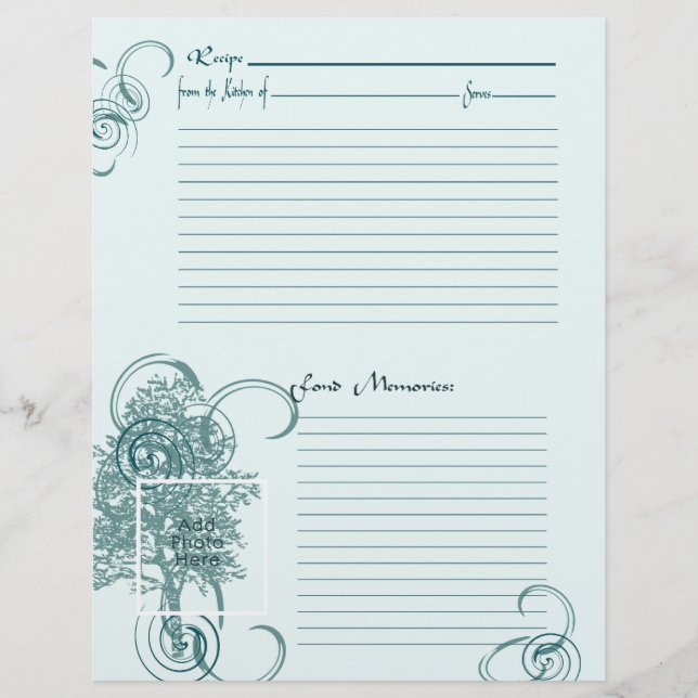 Flyer Página Memoria y Receta (Frente)