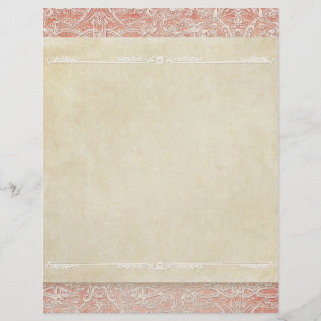 Flyer Páginas de álbum de recuerdos Encaje antiguo de la (Frente)