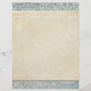 Flyer Páginas de Scrapbook Vintage French Regency Lace