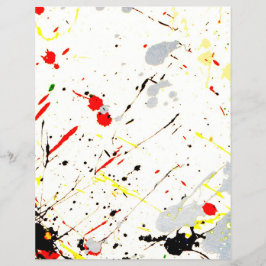 Flyer Paint Splatter
