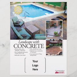 Flyer Paisaje concreto con Solomon