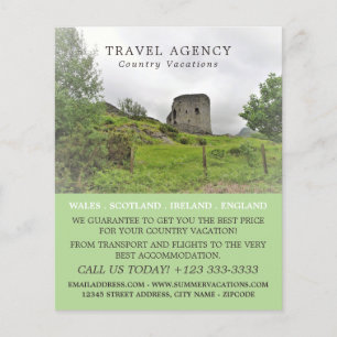 Flyer Paisaje del Castillo, Aviso de la Agencia de Viaje