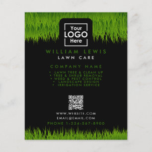 Flyer Paisaje del logotipo profesional del cuidado del c