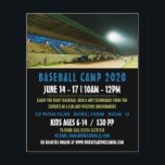 Flyer Paisaje en el campo de béisbol, anuncio en el camp<br><div class="desc">Paisaje De Campo De Béisbol,  Volantes De Publicidad De Campamento De Béisbol Por La Tienda De Tarjetas De Negocios.</div>