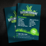 Flyer Paisaje verde azulado y verde cuidado del césped c<br><div class="desc">Este diseño elegante y profesional de volante es perfecto para cualquier tipo de cuidado de césped o de paisajes. El fondo Verde azulado contrasta de manera notable con el césped verde y los iconos de la cortadora de césped, creando un impacto visual memorable. Características principales: Diseño moderno y limpio: El...</div>
