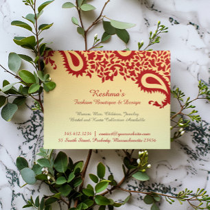 Flyer Paisleys Elegant