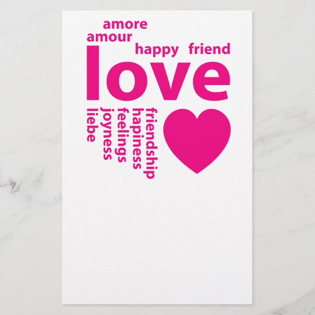 Flyer Palabras amorosas (Frente)