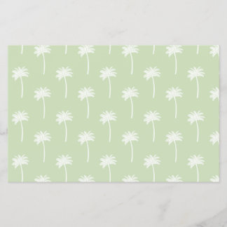 Flyer palm tree patterned scrapbooking paper
