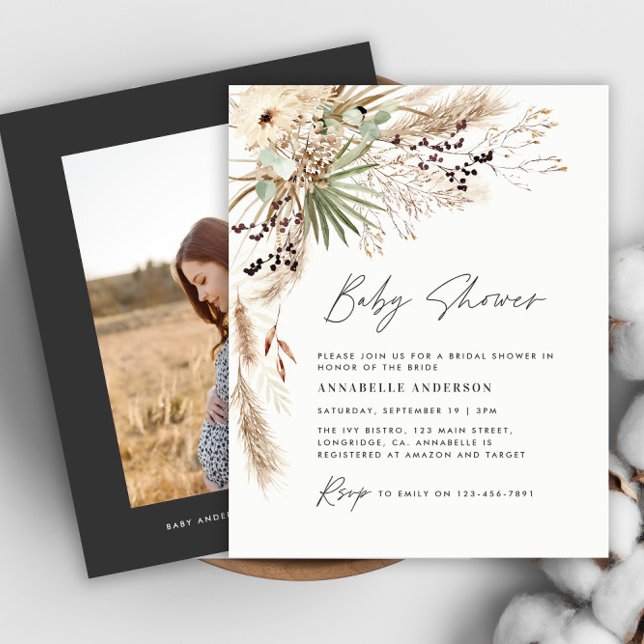 Flyer Pampas para bebé baratas foto moderna en negro (Subido por el creador)