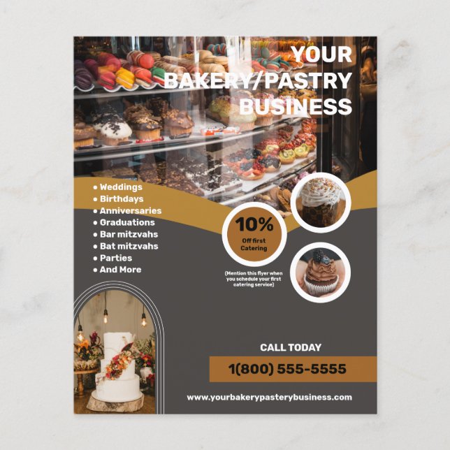 Flyer Panadería / Pastry Business (Frente)