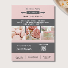Flyer Panadería Rolling Pin Business Marketing