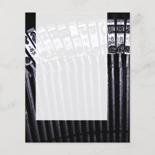 Flyer Panel 023 - Máquina de escribir