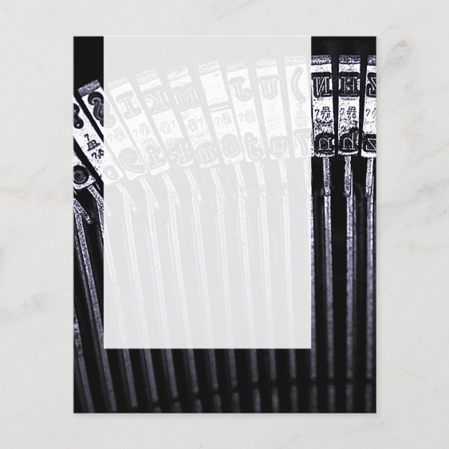 Flyer Panel 023 - Máquina de escribir (Frente)