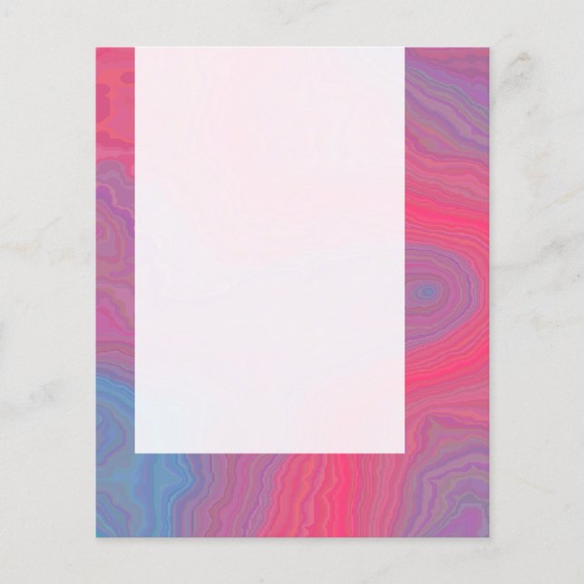 Flyer Panel 030 - Mineral rojo y azul (Frente)