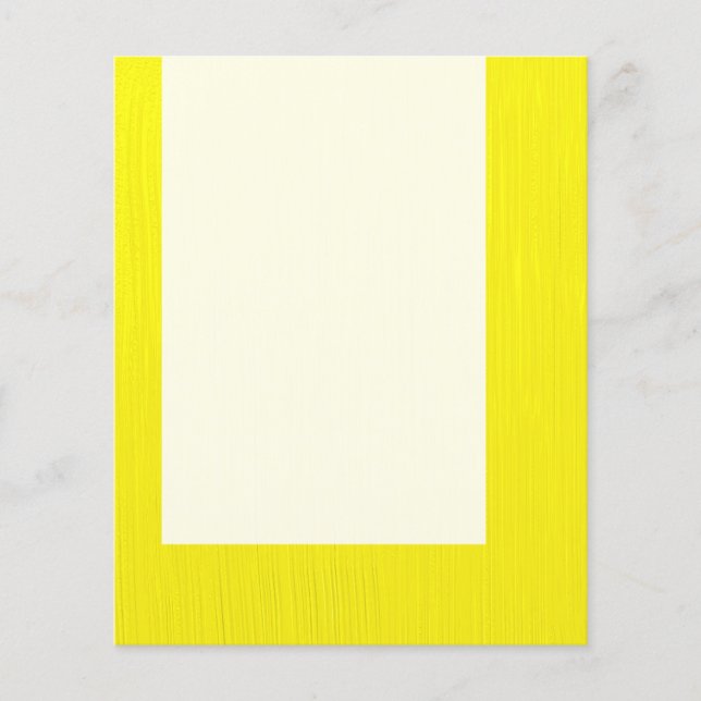 Flyer Panel 043 - Amarillo pintado (Frente)