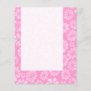 Flyer Panel 050 - Floral rosa