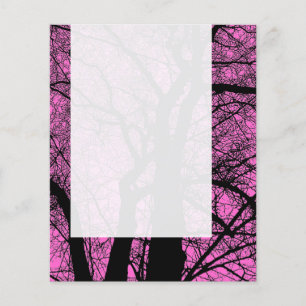 Flyer Panel 057 - Árbol de alto contraste - FF66CC