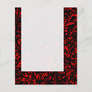 Flyer Panel 068 - Líneas abstractas - Rojo
