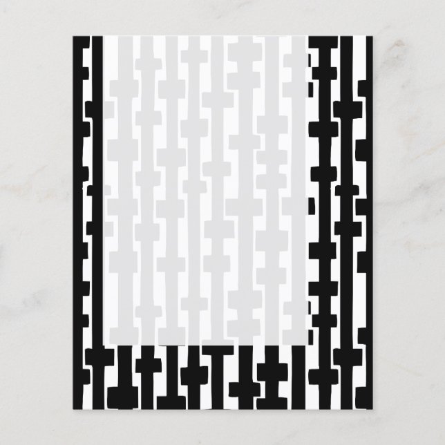 Flyer Panel 092 - Líneas abstractas (Frente)