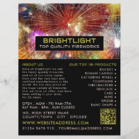 Pantalla de fuegos artificiales, ventas de fuegos