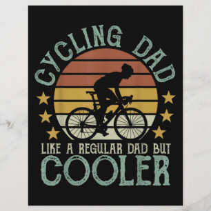 Flyer Papá Ciclista Como Un Papá Normal Pero Más Guay En