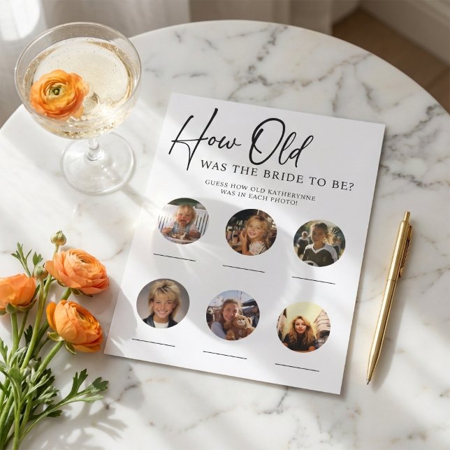 Flyer PAPER Fiesta de ducha de novia Juego de la edad de (Subido por el creador)
