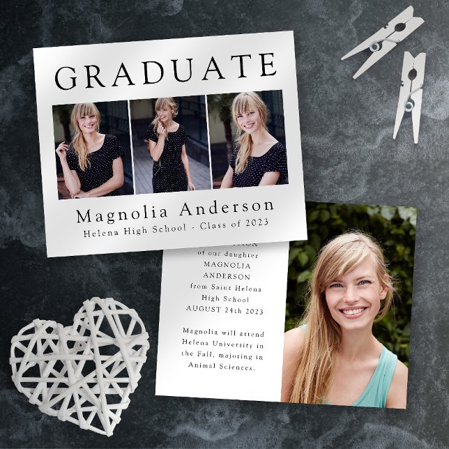 Flyer PAPER Graduado Minimalista Cuatro Invitaciones de  (Subido por el creador)