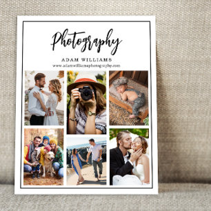 Flyer Paquetes de fotografía moderna y foto de precios