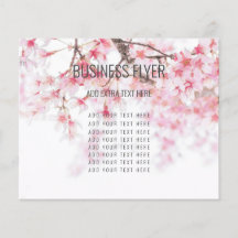 FLYER PARA NEGOCIOS : CHERRY BLOSSOM