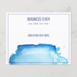 FLYER PARA NEGOCIOS : COLOR DE AGUA