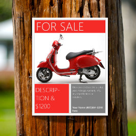 Flyer PARA VENTA simple rojo 
