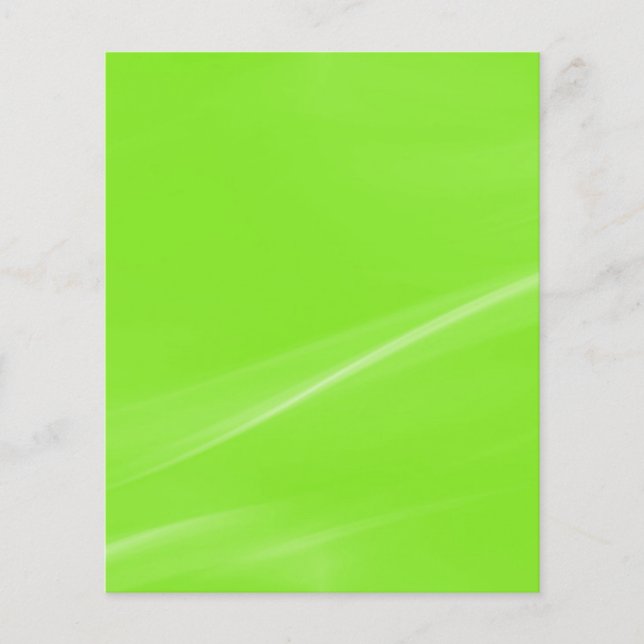 FLYER PARED DE FONDOS DE OLA NEON GREEN SEAMLESS ABSTRAC (Frente)