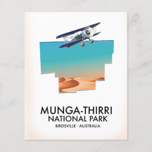 Flyer Parque Nacional Munga-Thirri Birdsville Australia