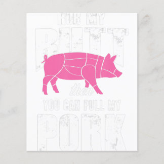 Flyer Parrilla barbacoa parrillada carne de cerdo asador