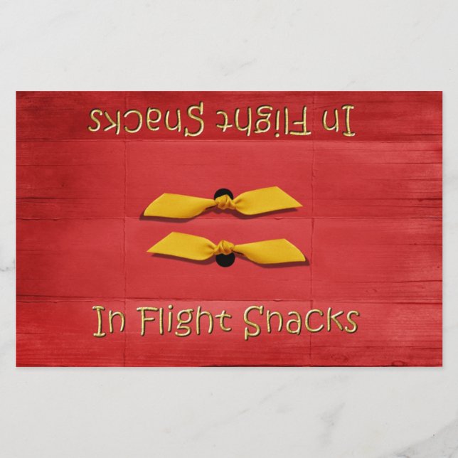 Flyer Parte superior de bolsa de snack (Frente)