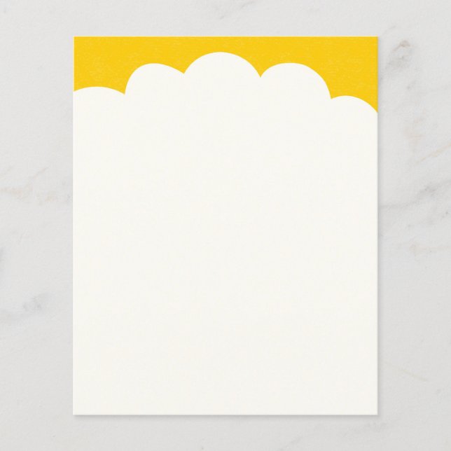 Flyer Partes Superiores de Nubes - Ámbar (Frente)