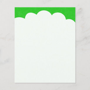 Flyer Partes Superiores de Nubes - Verde