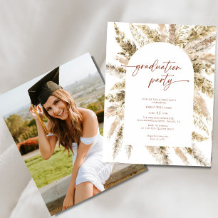 Flyer Partido de Graduación del Boho Pampas de Floral Pr