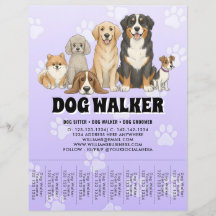 Paseador de Perros de Niños Sentados Promocional P