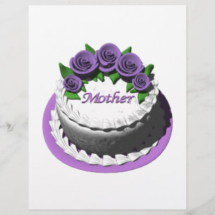 Flyer Pastel de Día de la Madre