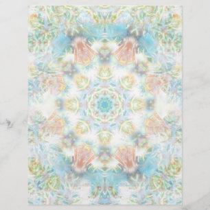 Flyer Pastel Flower Mandala