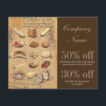 Flyer pastel francés de postre galletas panadería<br><div class="desc">tarjetas de presentación de panadería de postres franceses,  volantes de negocios de panadería de pan y productos promocionales de negocio de pasteles. Este diseño es perfecto para panaderías,  tiendas de panadería,  diseñadores de pasteles de boda personalizados,  servicios de cupcakes especiales y más.</div>