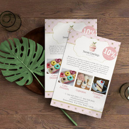 Flyer Pastel Pastel Pastel Pastel Ropa Dulce Panadería