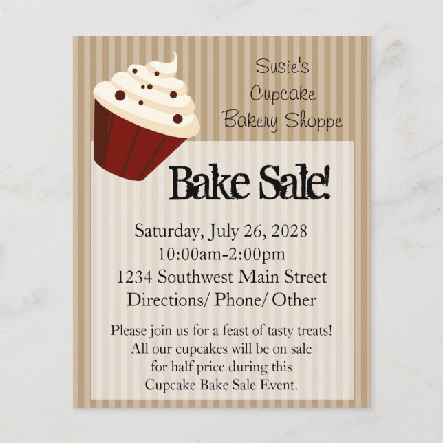 Flyer Pastel pequeño, tiras suaves de Mocha Tiras de ven (Frente)