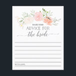 Flyer Pastel Rubor Doble cara Bridal Shower Date noche<br><div class="desc">¡Empieza el fiesta con esta divertida actividad de duelo nupcial de dos lados! Un lado es Compartir tu idea favorita de noche - y el otro es Compartir algunos consejos! ¡Doble la diversión por el precio de una! Vea toda la colección para ver más elementos coincidentes.</div>