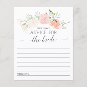 Flyer Pastel Rubor Doble cara Bridal Shower Date noche