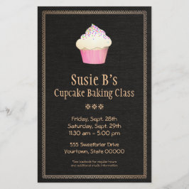 Flyer Pastelero de Panadería de Cupcakes de Catering