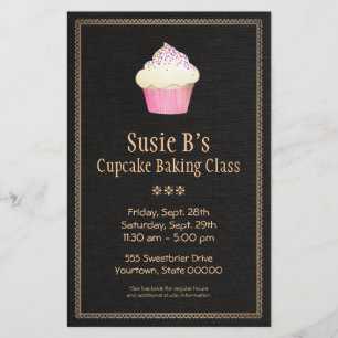 Flyer Pastelero de Panadería de Cupcakes de Catering