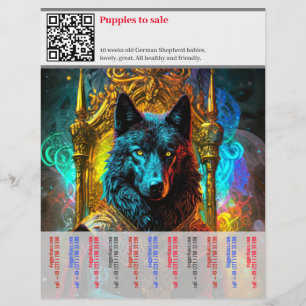 Flyer Pastor Alemán vende cachorro cerca de ti