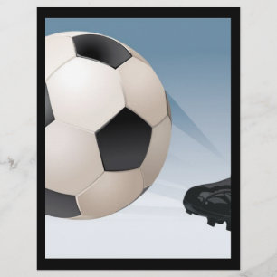 Flyer patada de fútbol